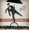 Derek Bishop "Bicycling In Quicksand" CD cover and website link. 