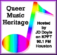 Queer Music Heritage graphic and link